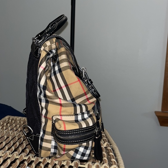 Burberry Rucksack Checked Backpack - Picture 7 of 13